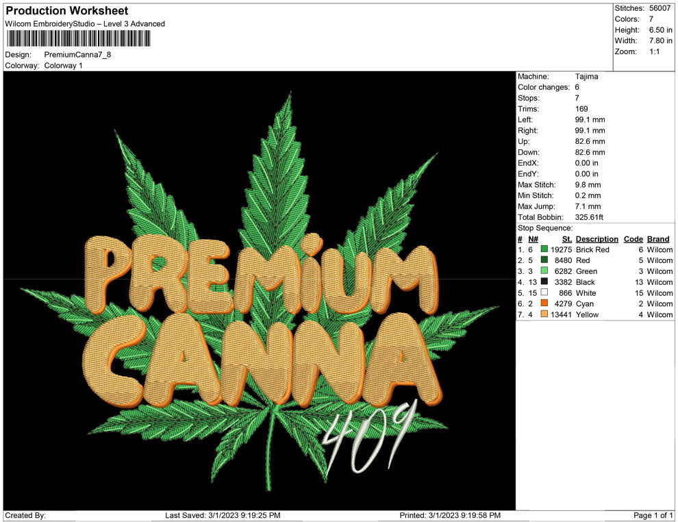 Premium canna