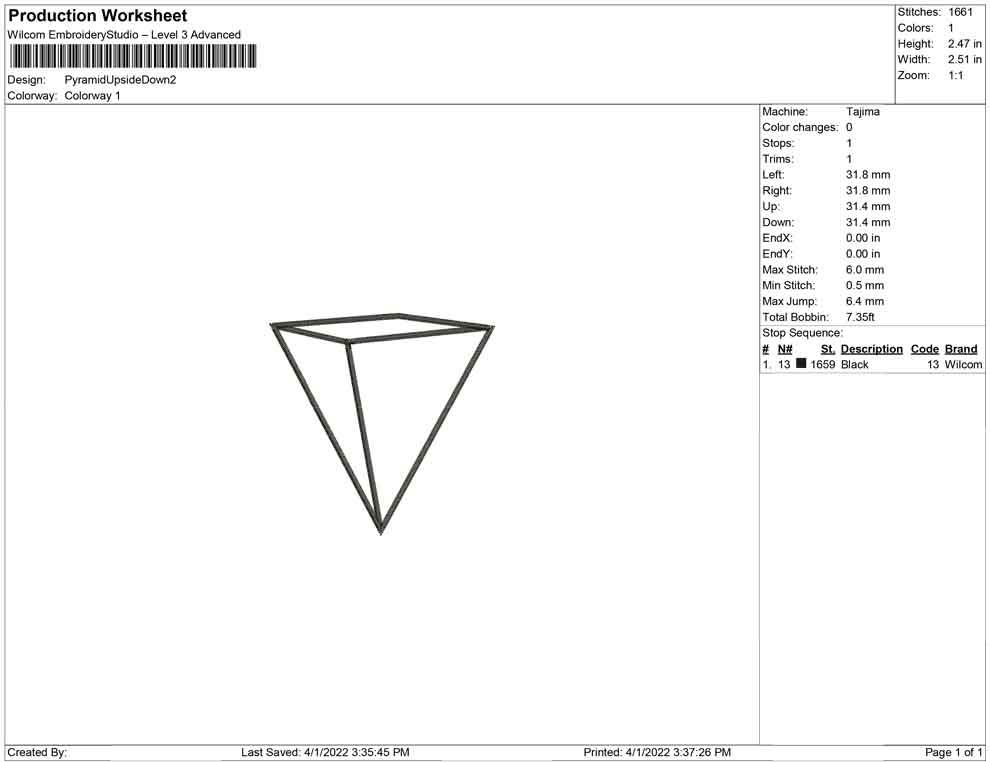 Pyramid Outline