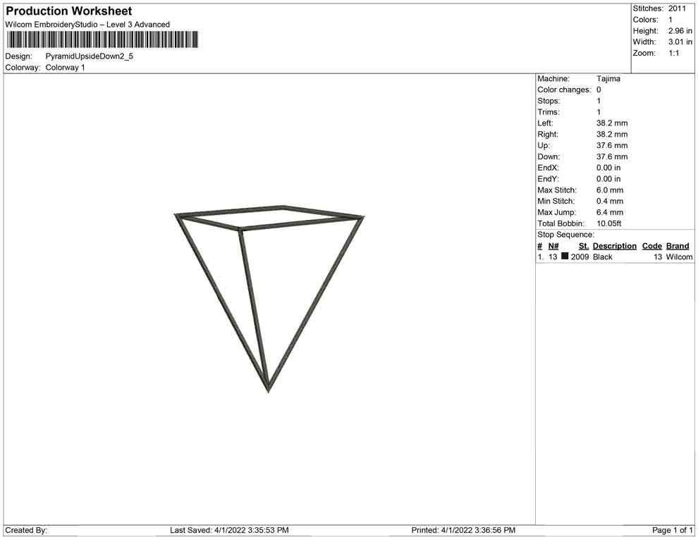 Pyramid Outline