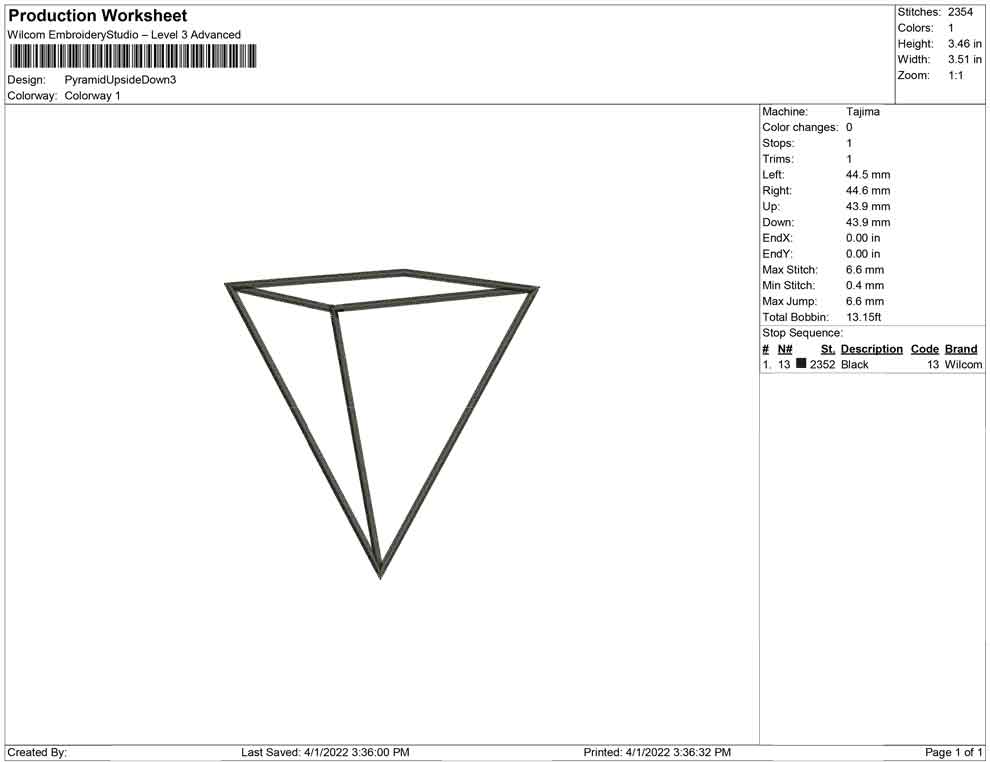 Pyramid Outline