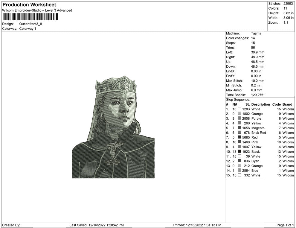 Queen Front
