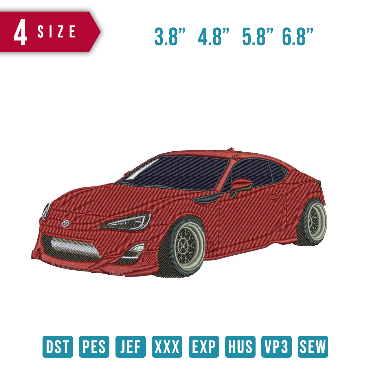 Red car J