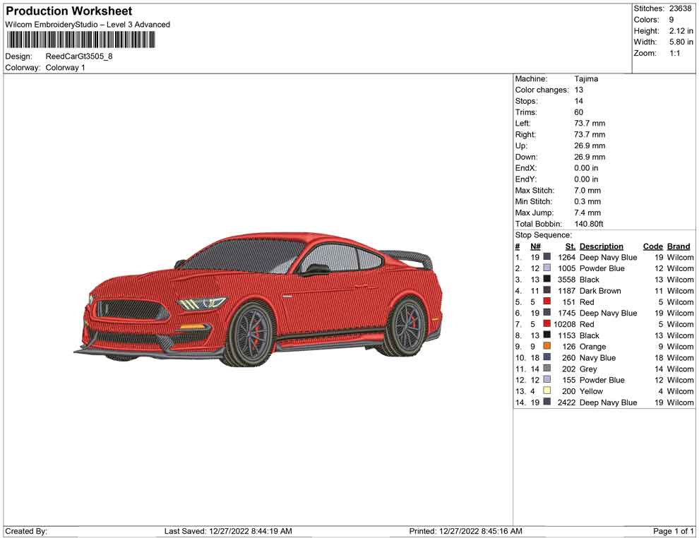 Red Car GT350