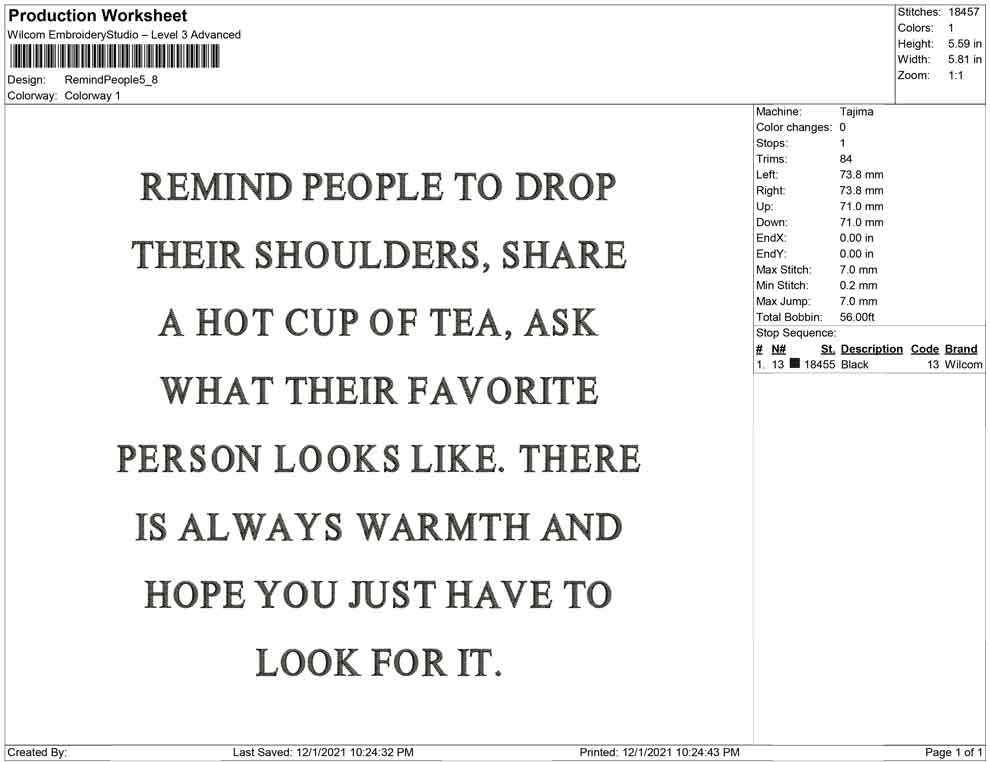 Remind People .....