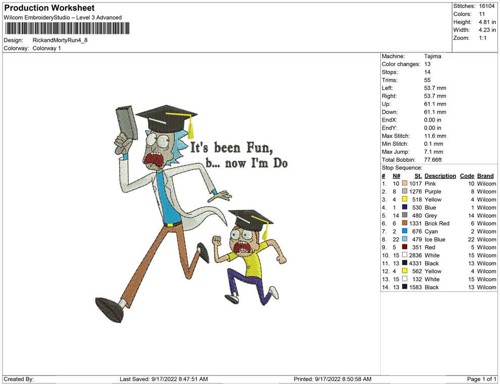 Rick and morty Running