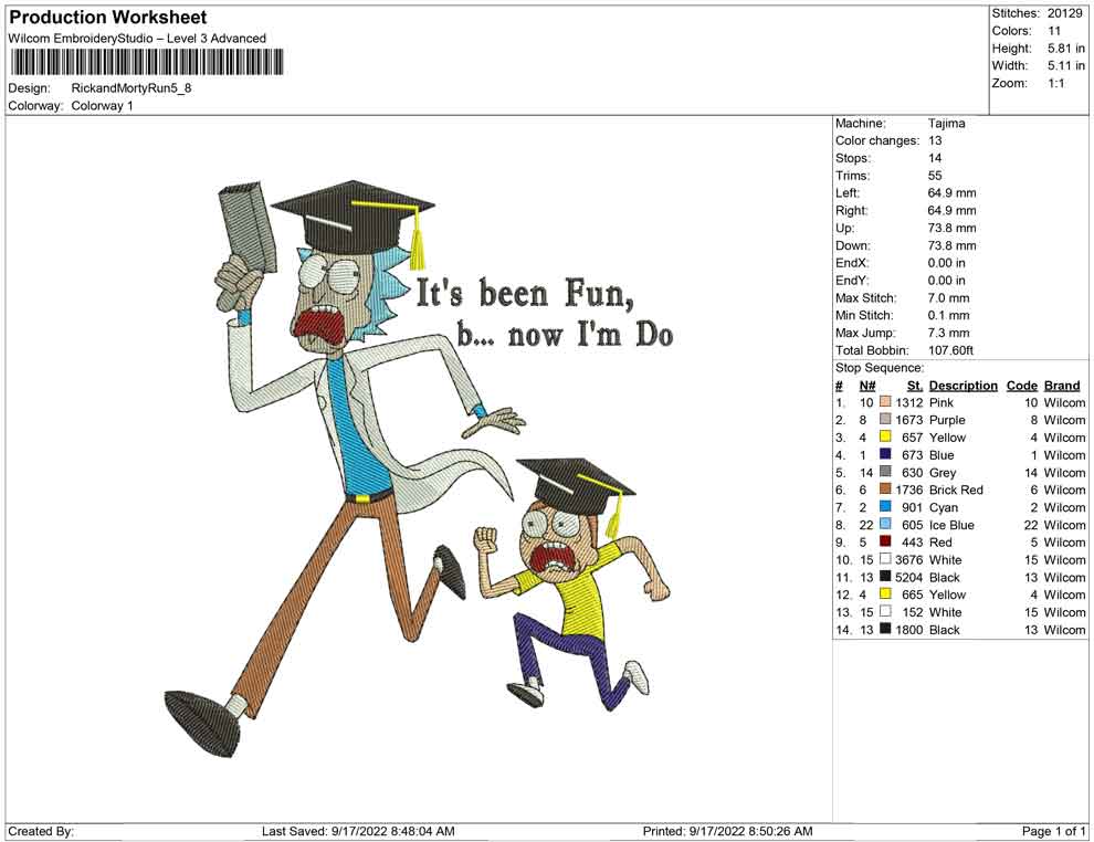 Rick and morty Running