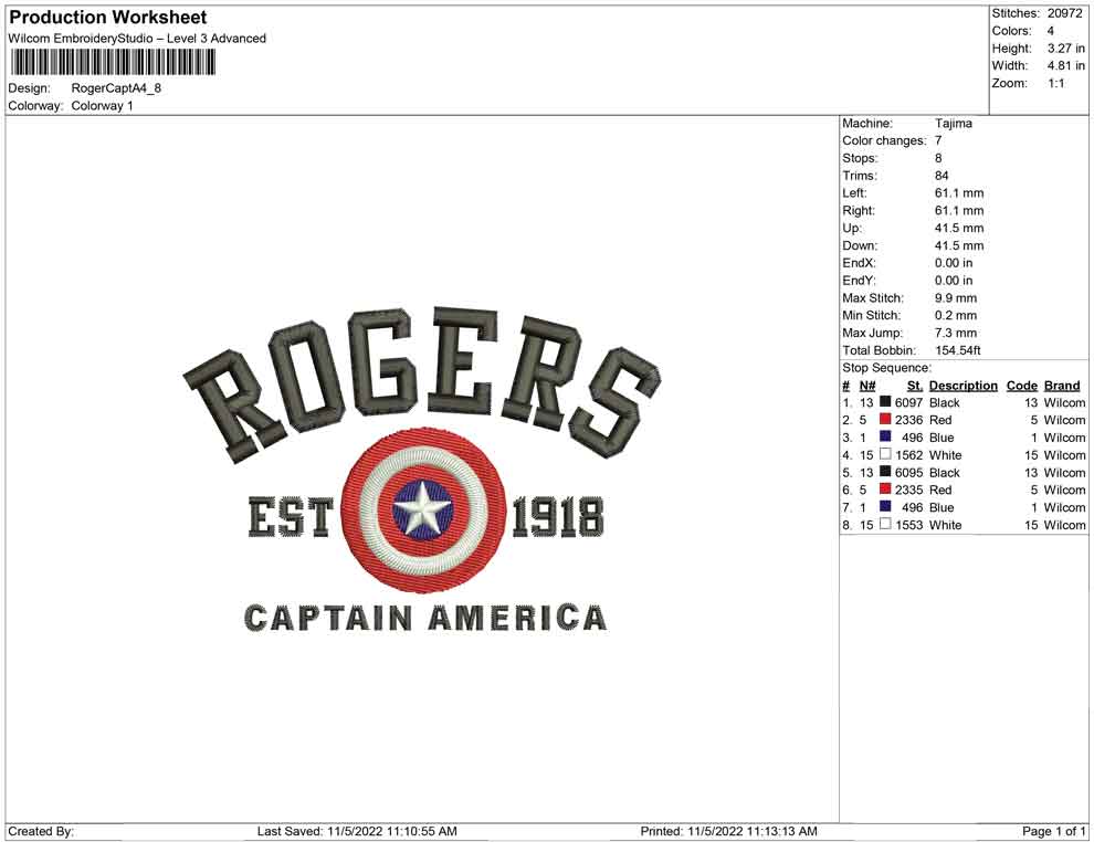 Roger Captain America