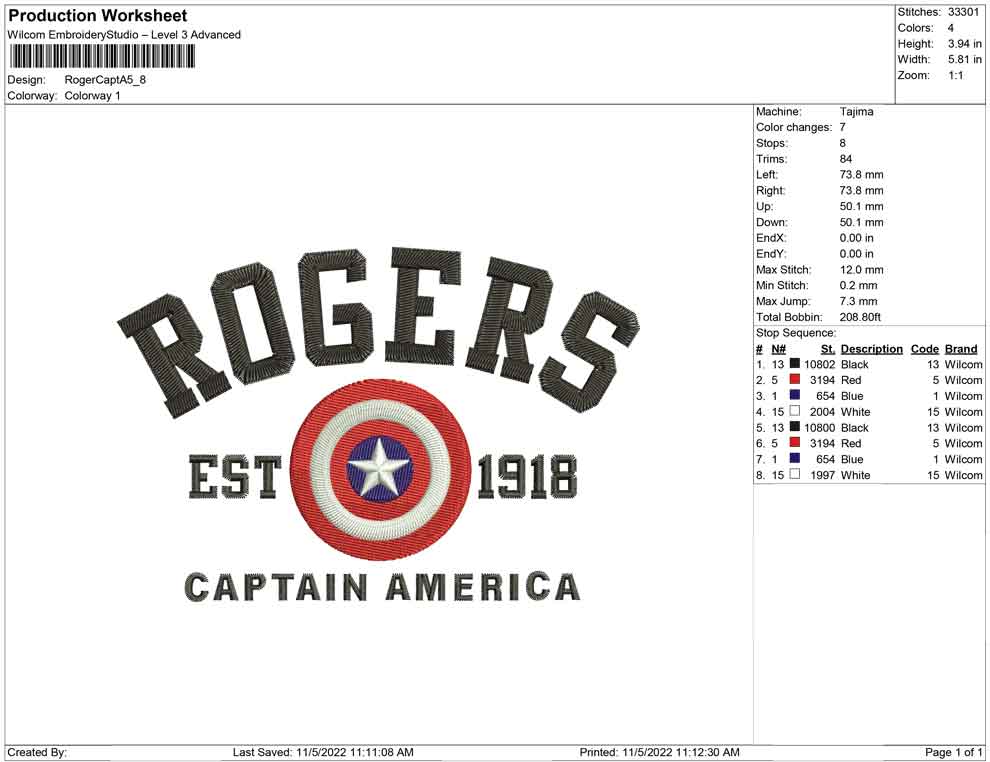 Roger Captain America