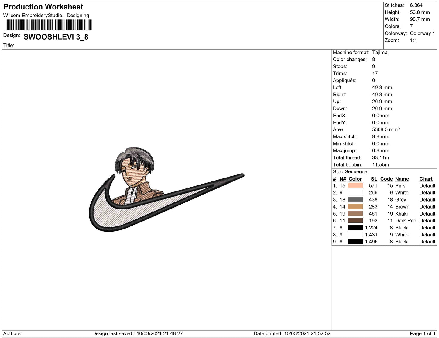Swoosh Levi
