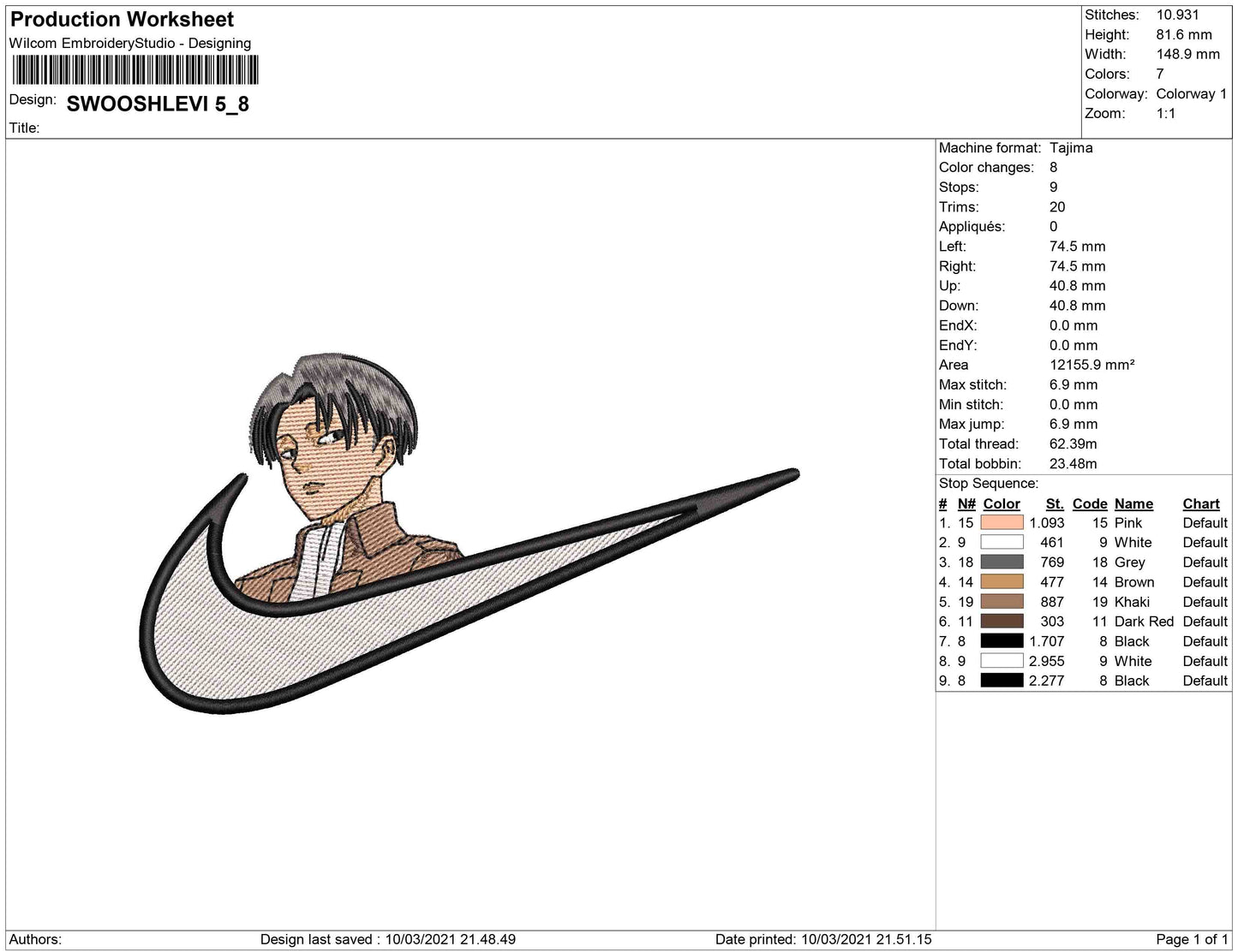Swoosh Levi