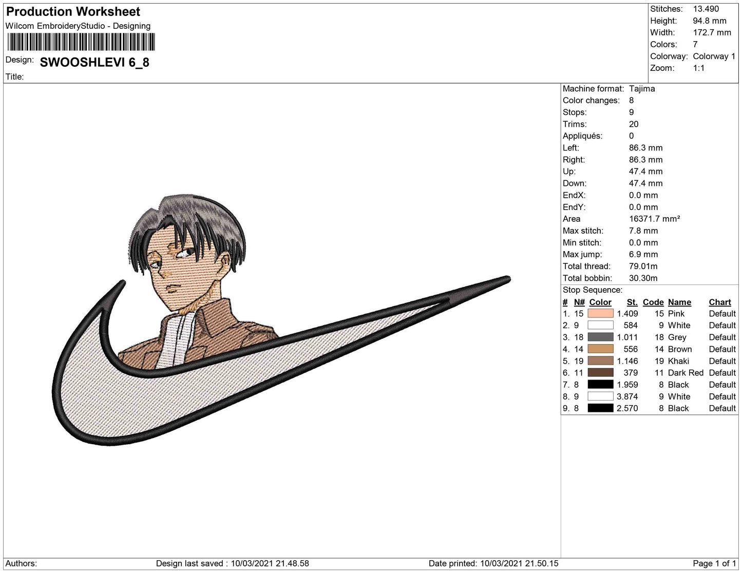 Swoosh Levi