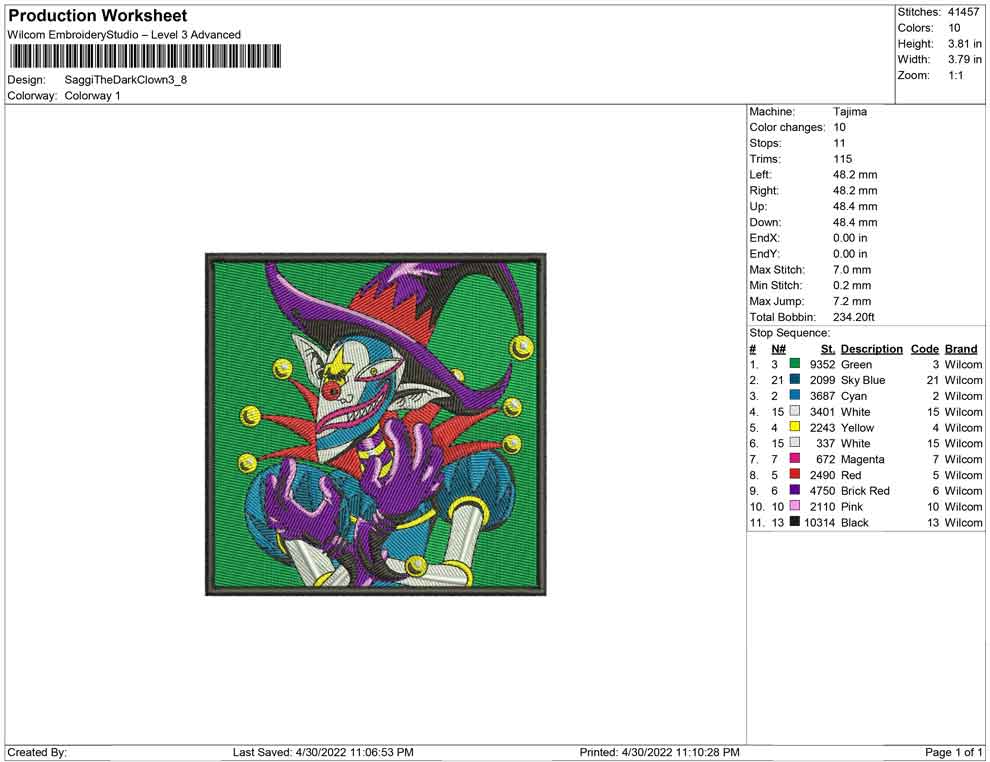 Saggi The Dark Clown