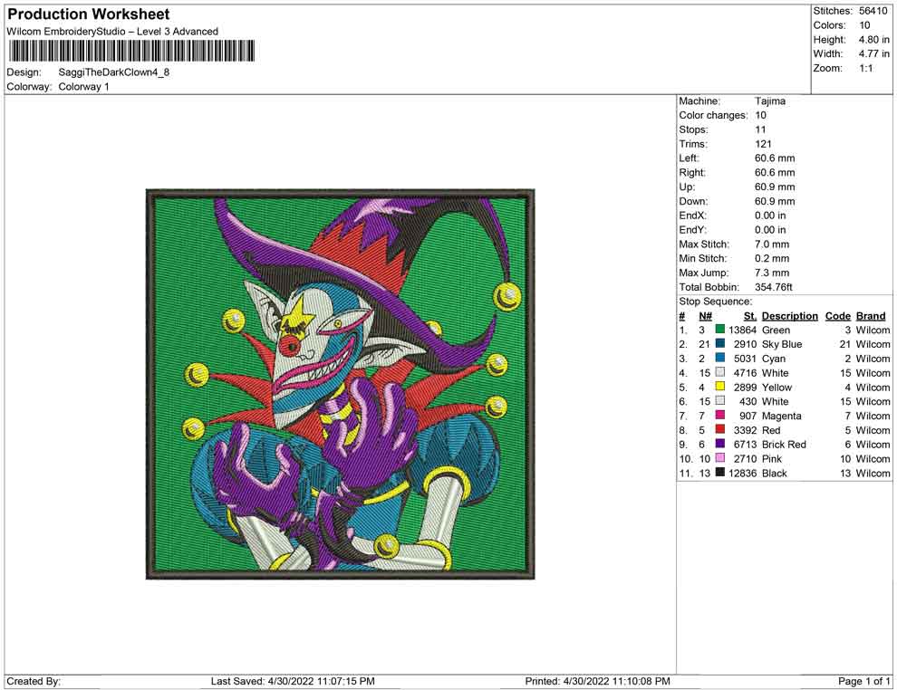 Saggi The Dark Clown