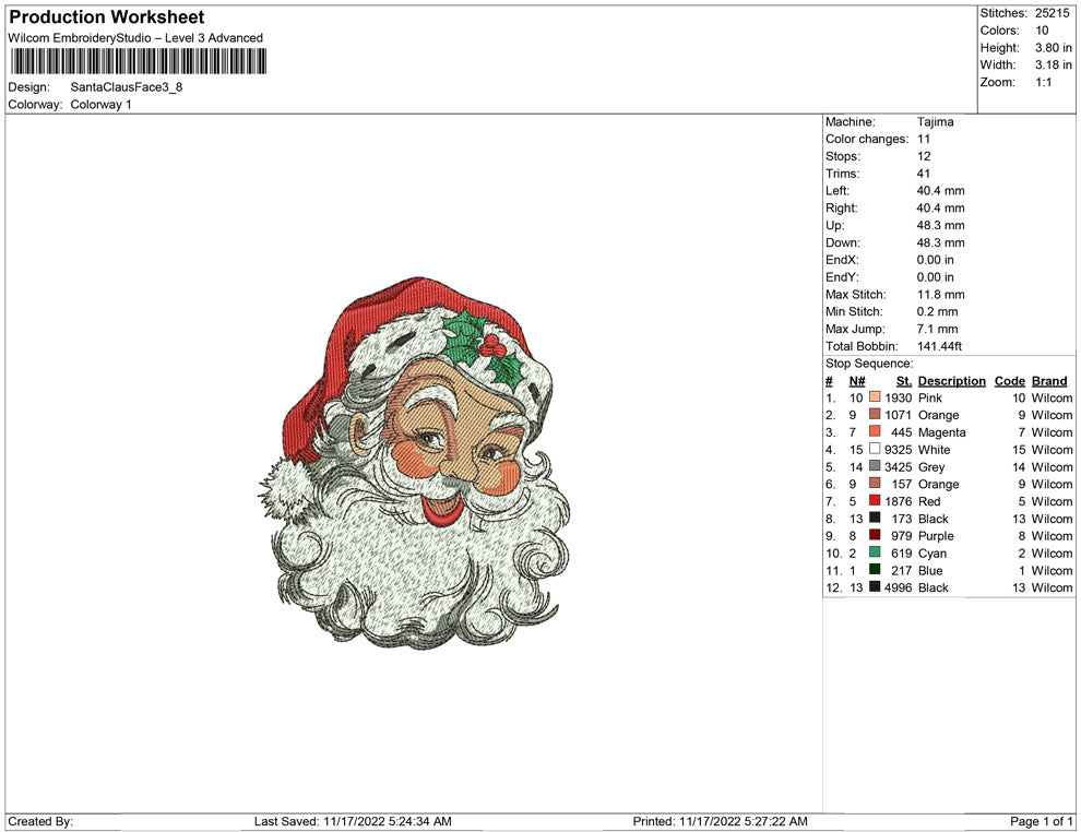 Santa Claus face