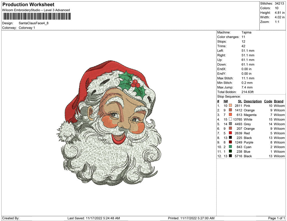 Santa Claus face