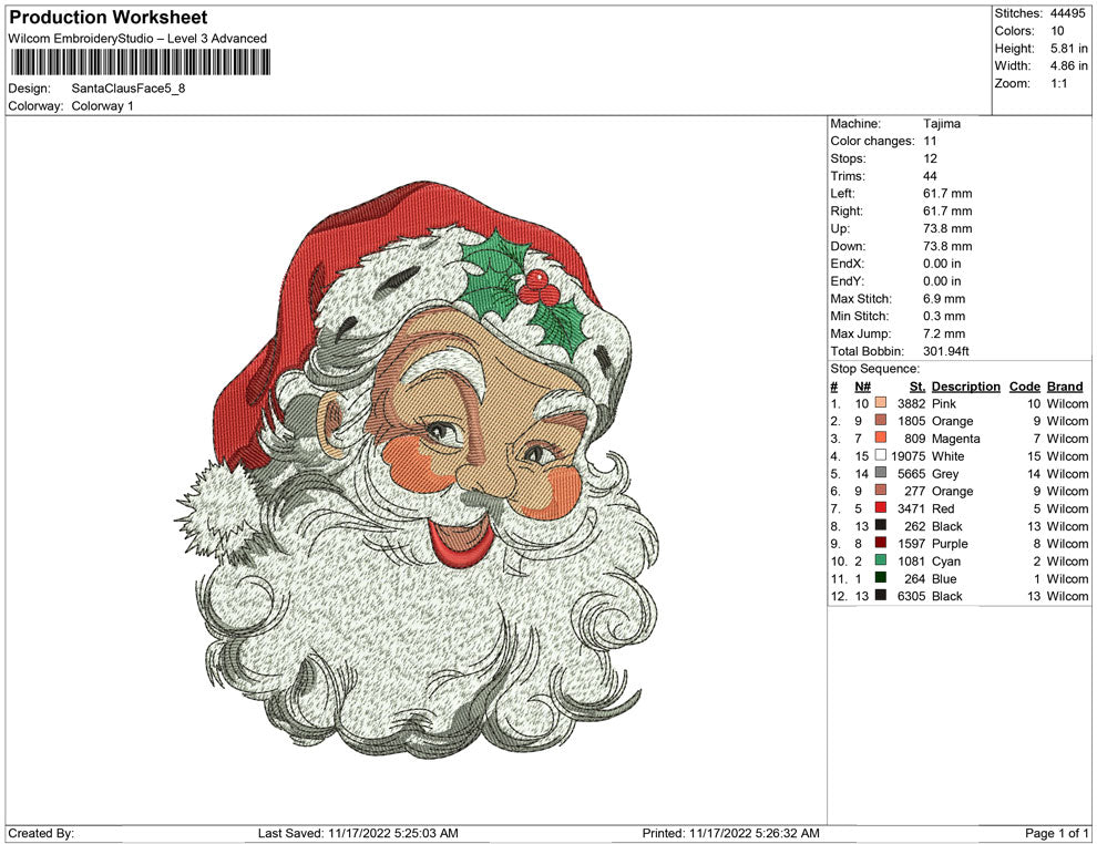 Santa Claus face