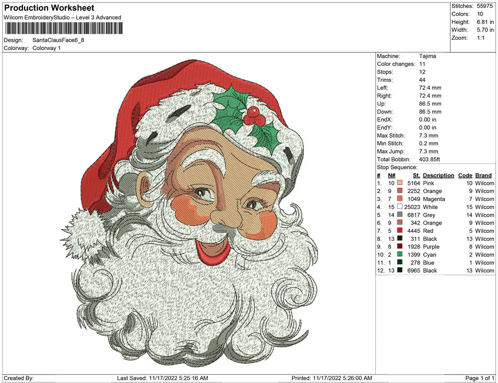 Santa Claus face