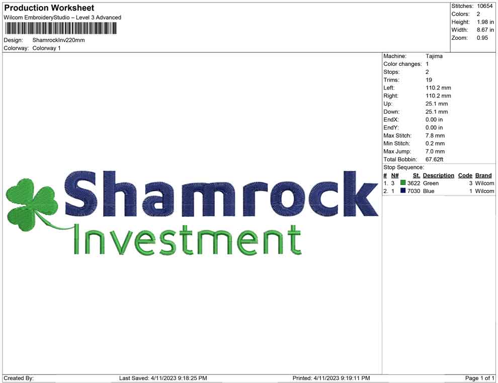 Shamrock Inv