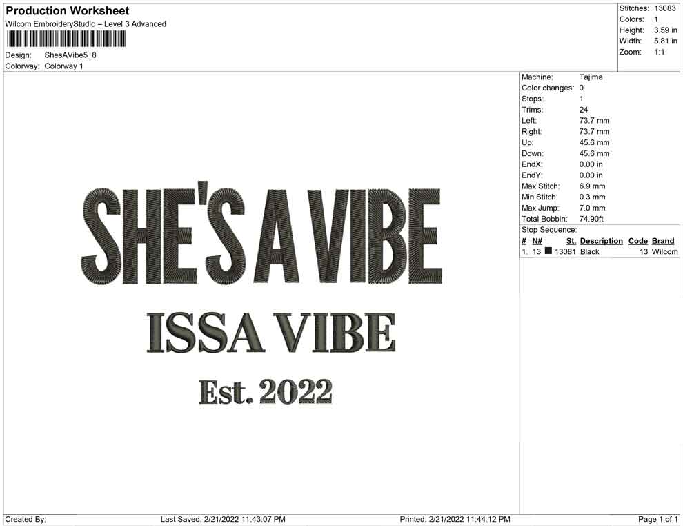She's a vibe