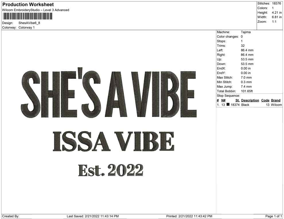 She's a vibe