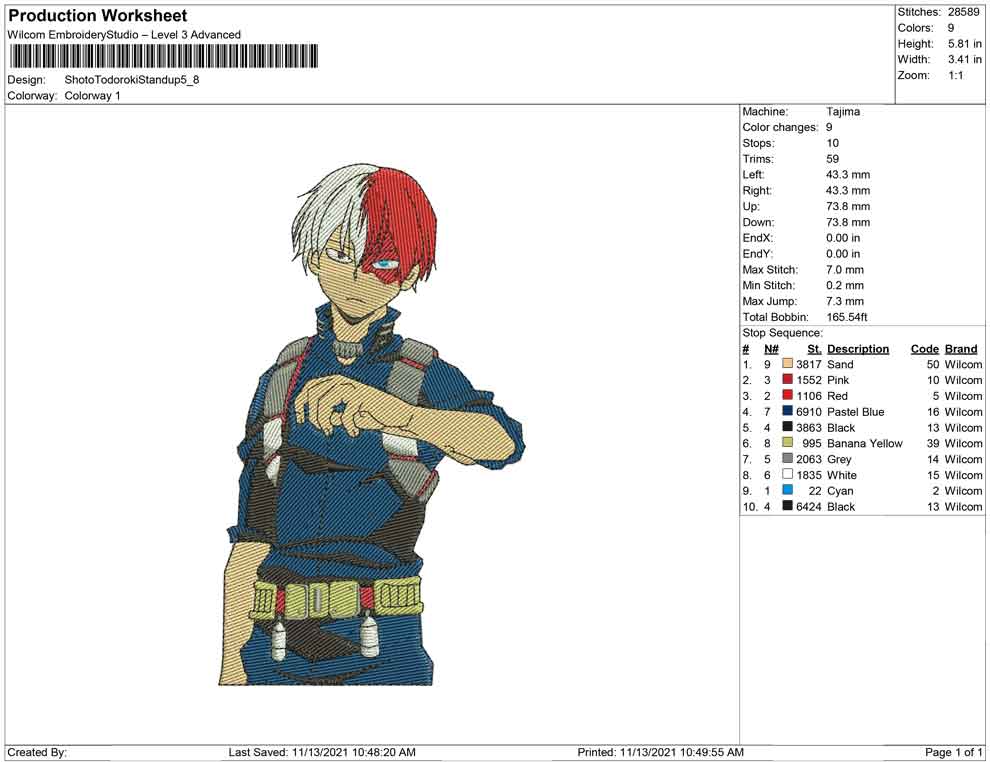 Shoto Todoroki Stand up
