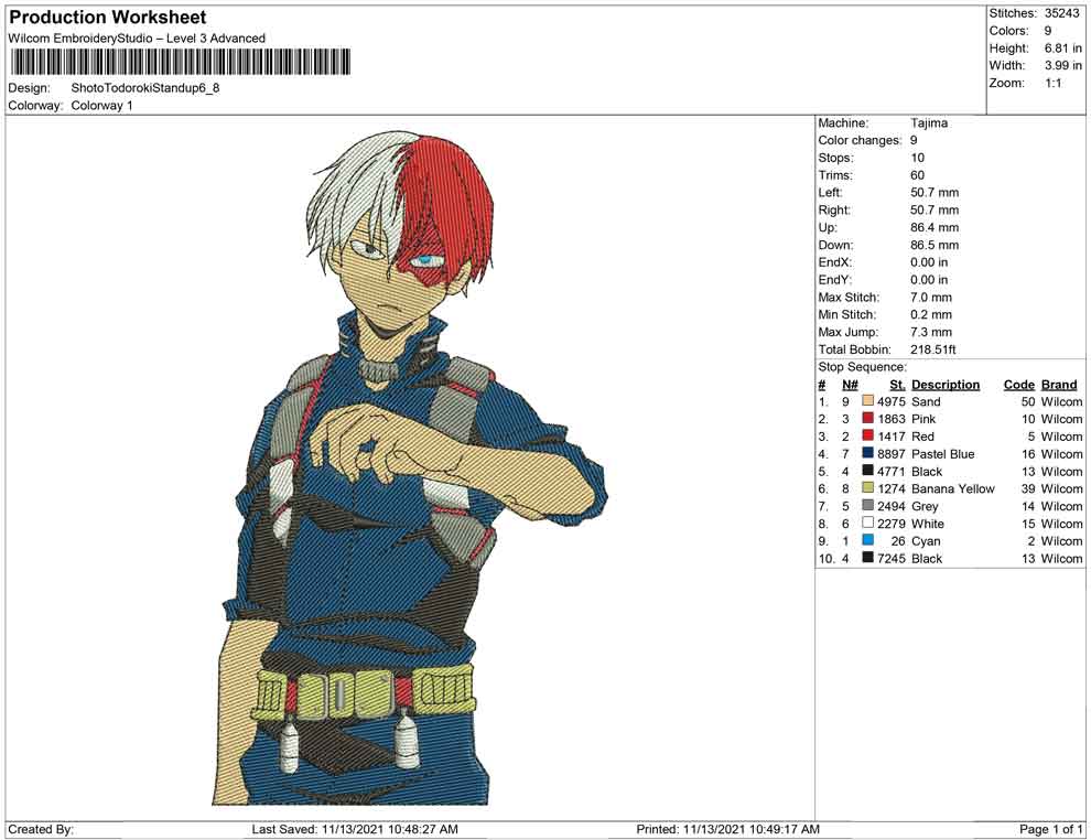 Shoto Todoroki Stand up