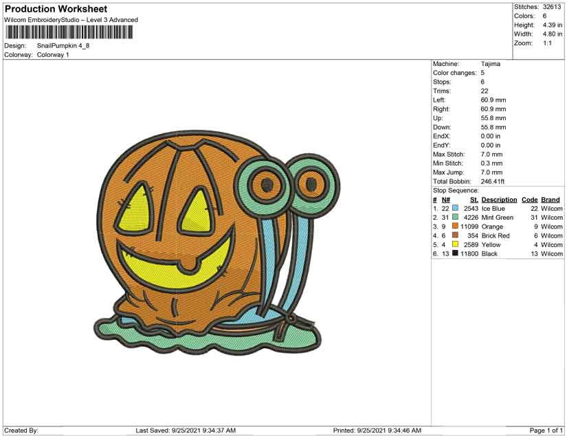 Snail Pumpkin halloween