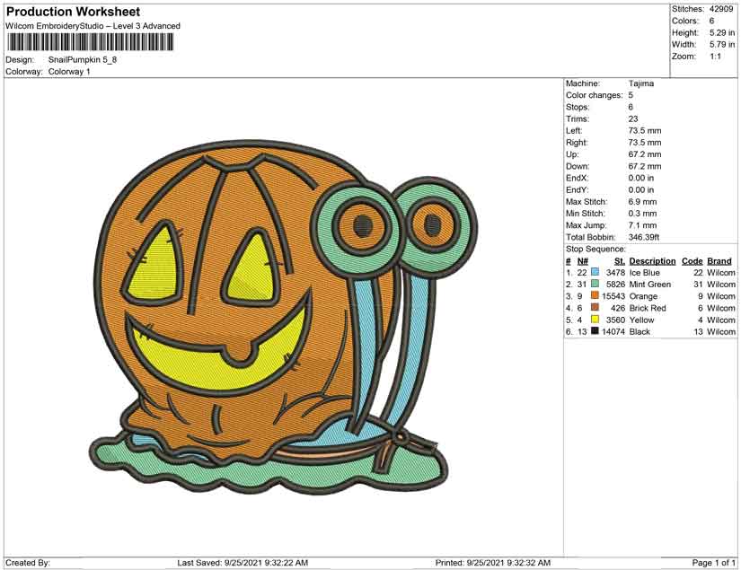 Snail Pumpkin halloween