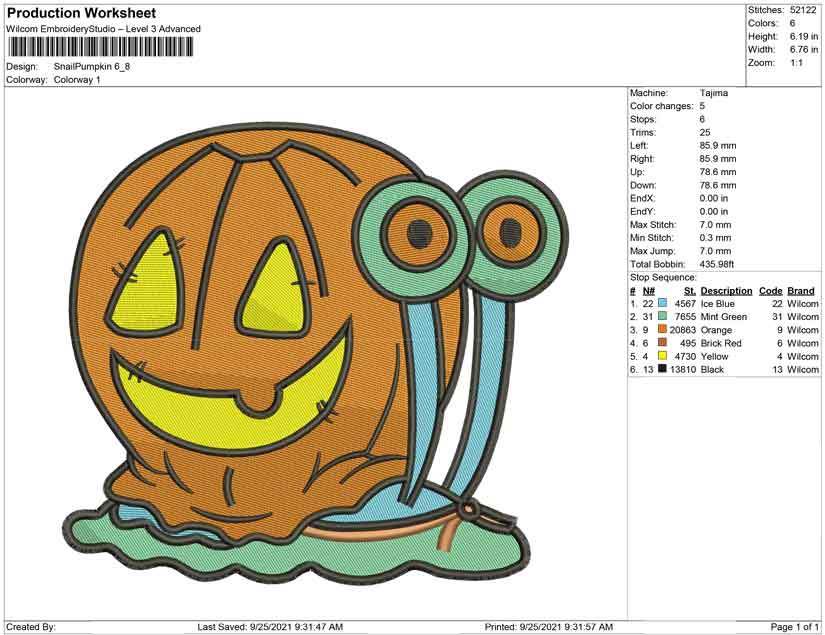 Snail Pumpkin halloween