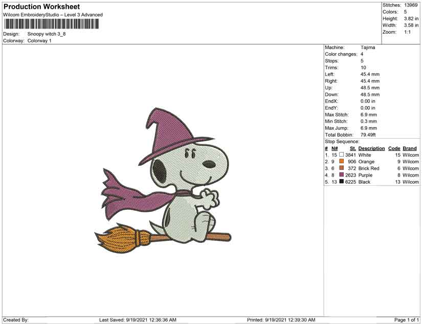 Snoopy Witch