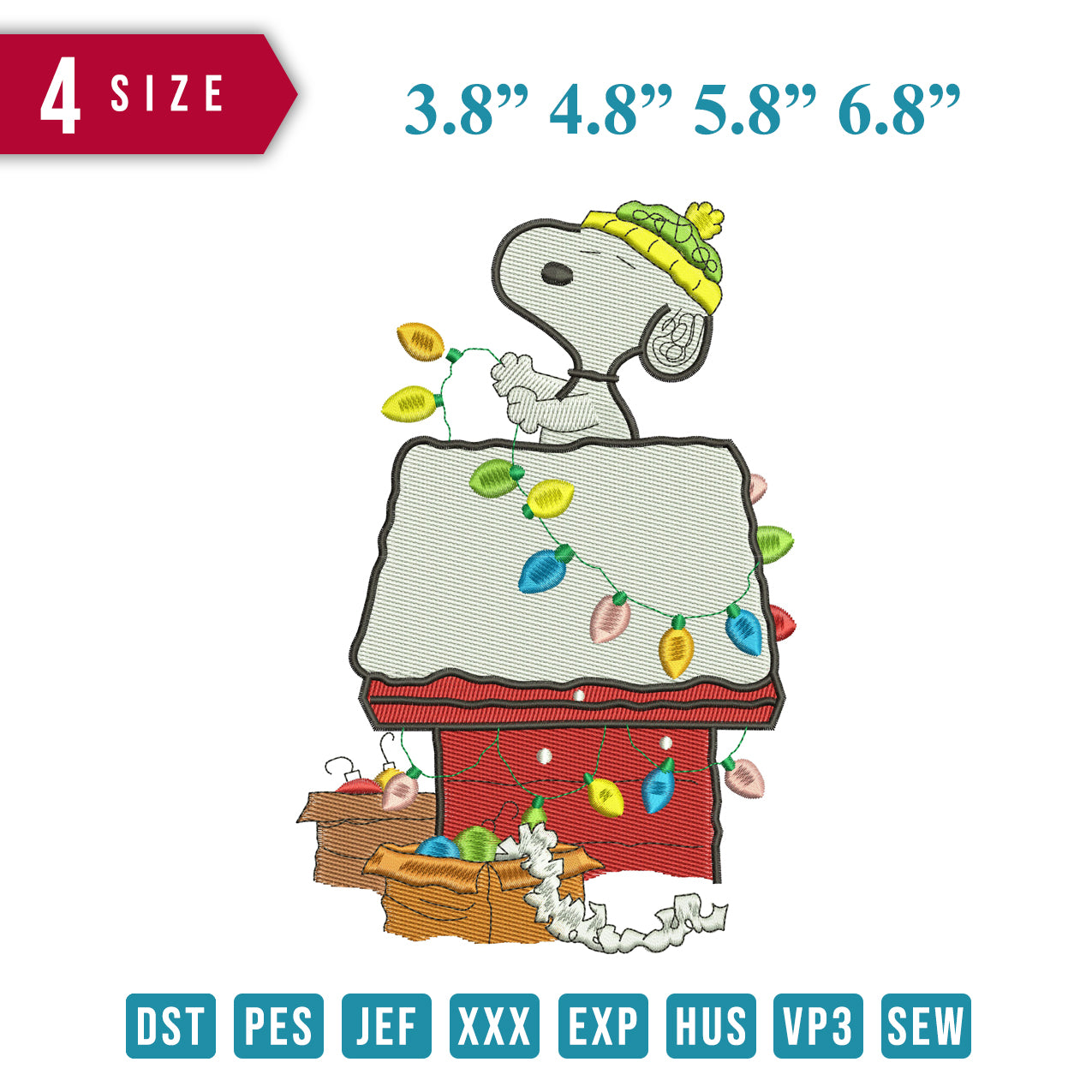 Snoopy Christmas House