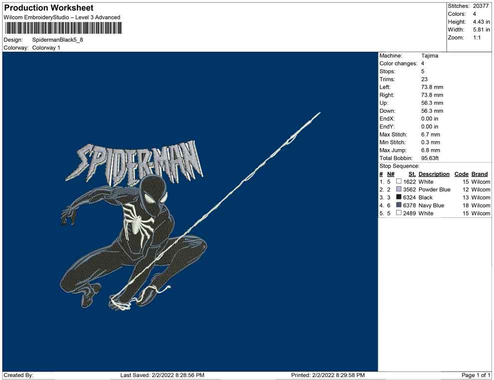 Spiderman Black Jump