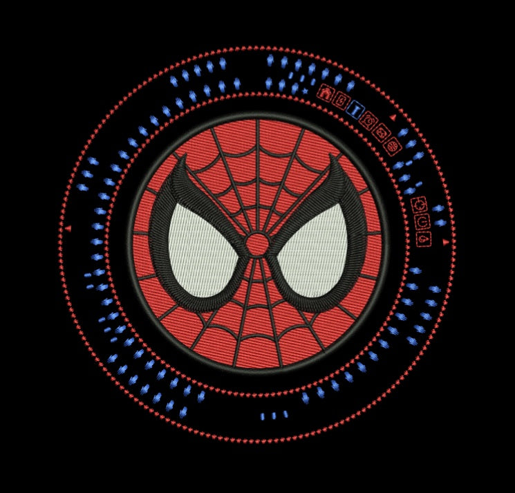 spiderman Face Circle