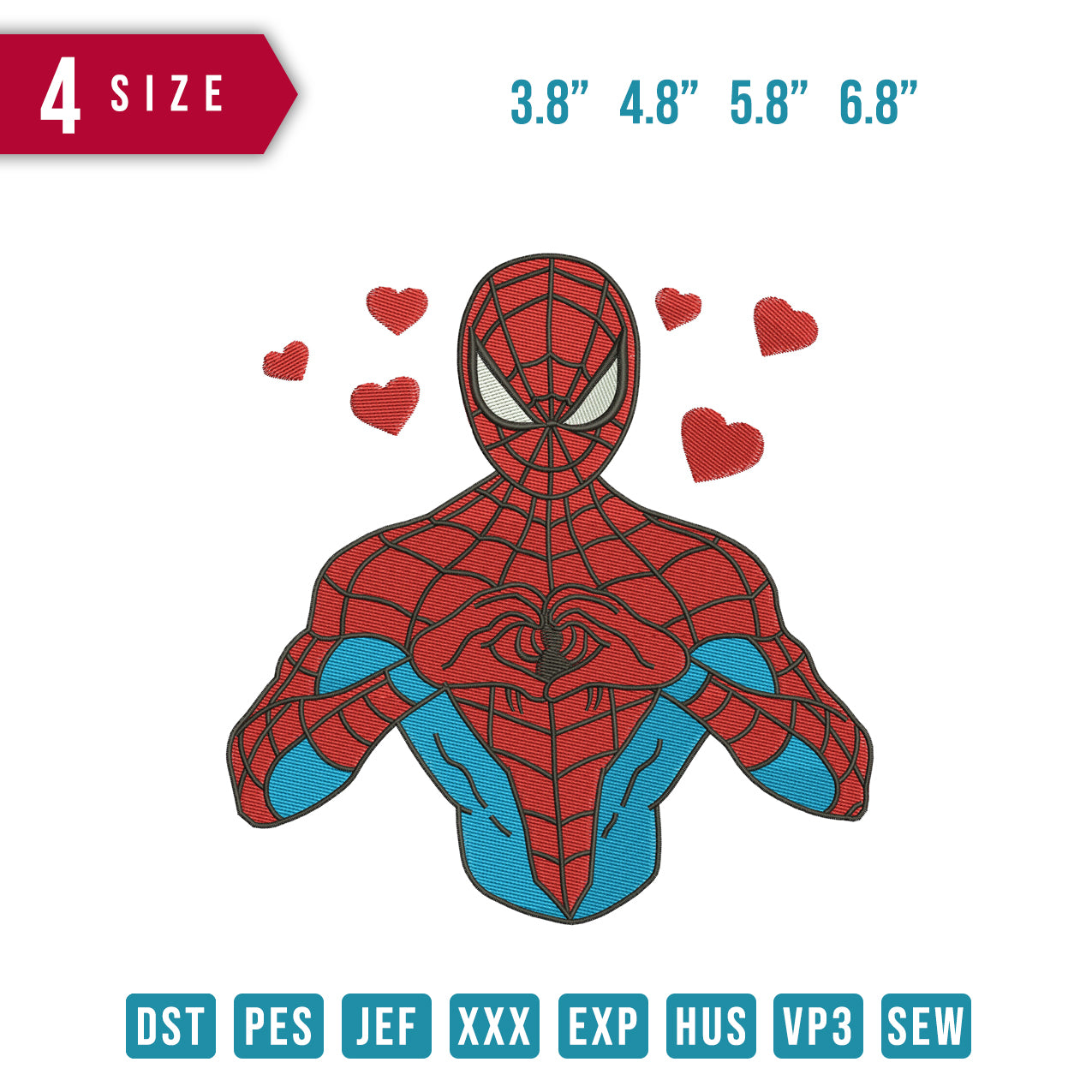 Spiderman hearts