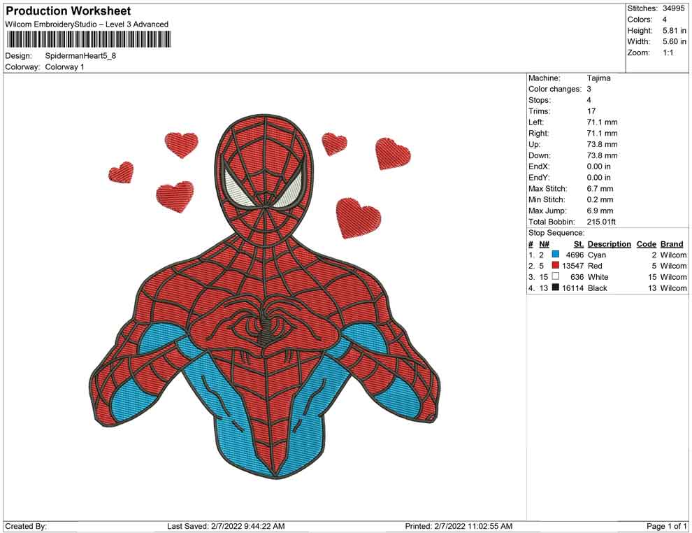 Spiderman hearts