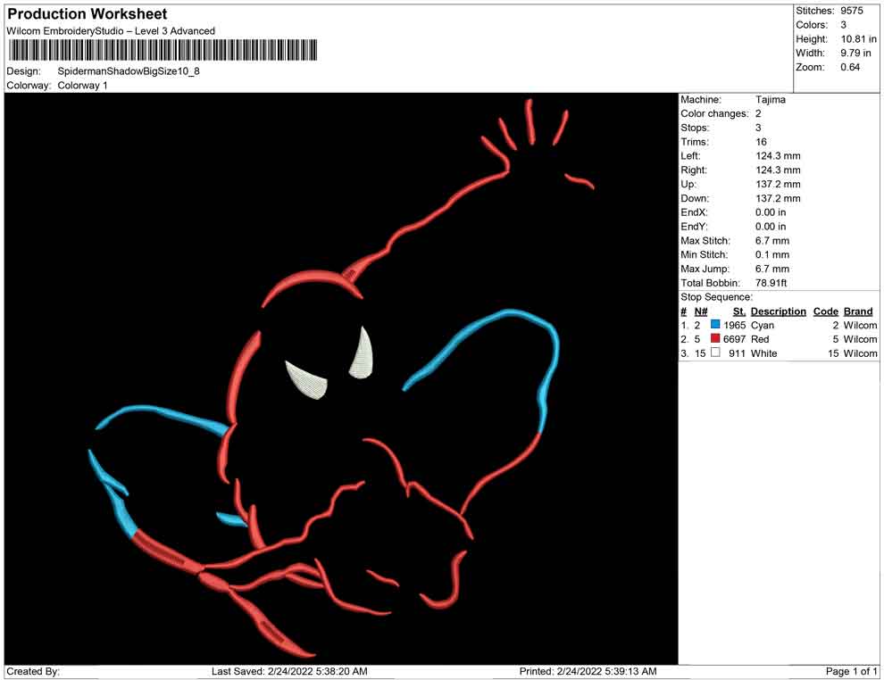 Spiderman Shadow Big Size