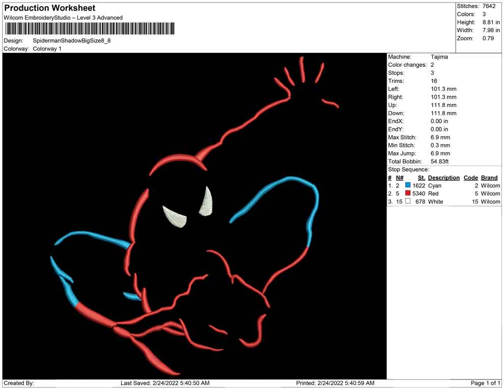 Spiderman Shadow Big Size