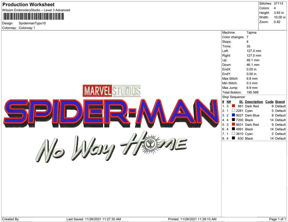 Spiderman Typo