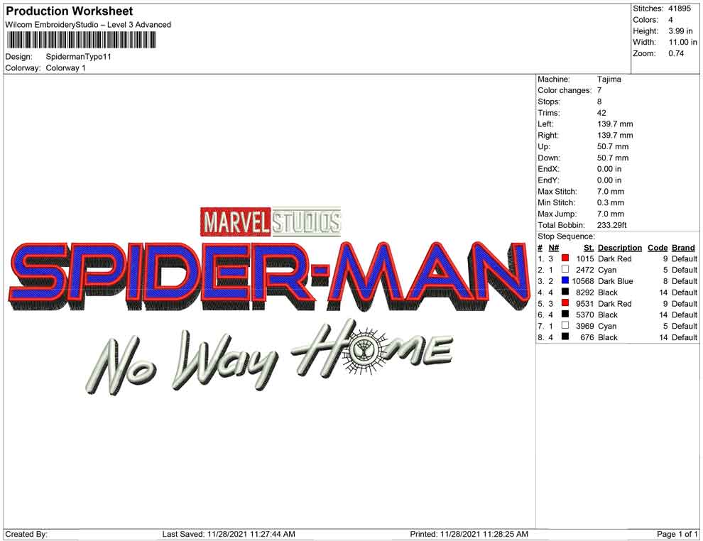 Spiderman Typo