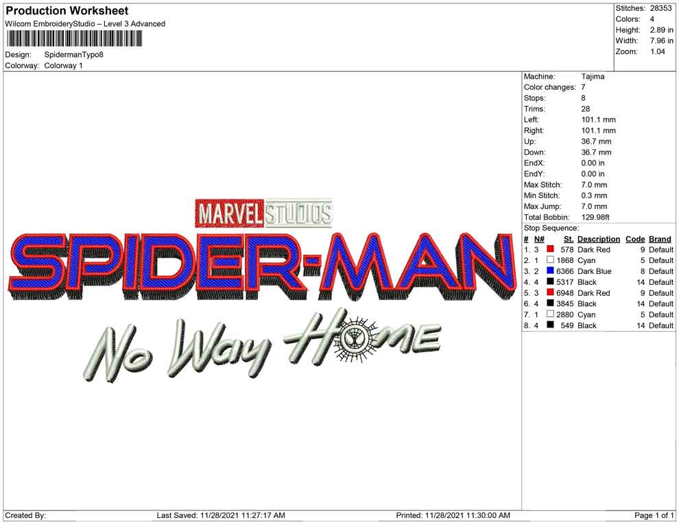 Spiderman Typo