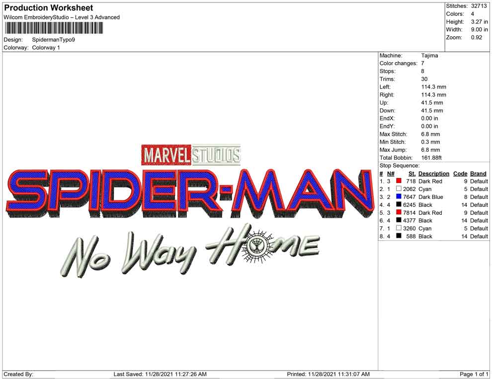 Spiderman Typo