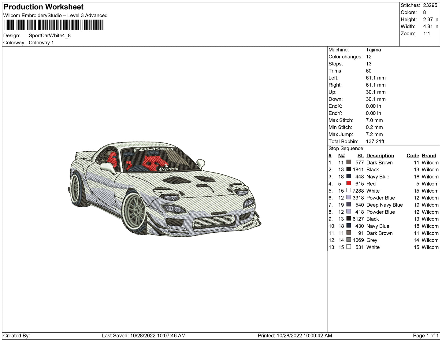 Sport Car white