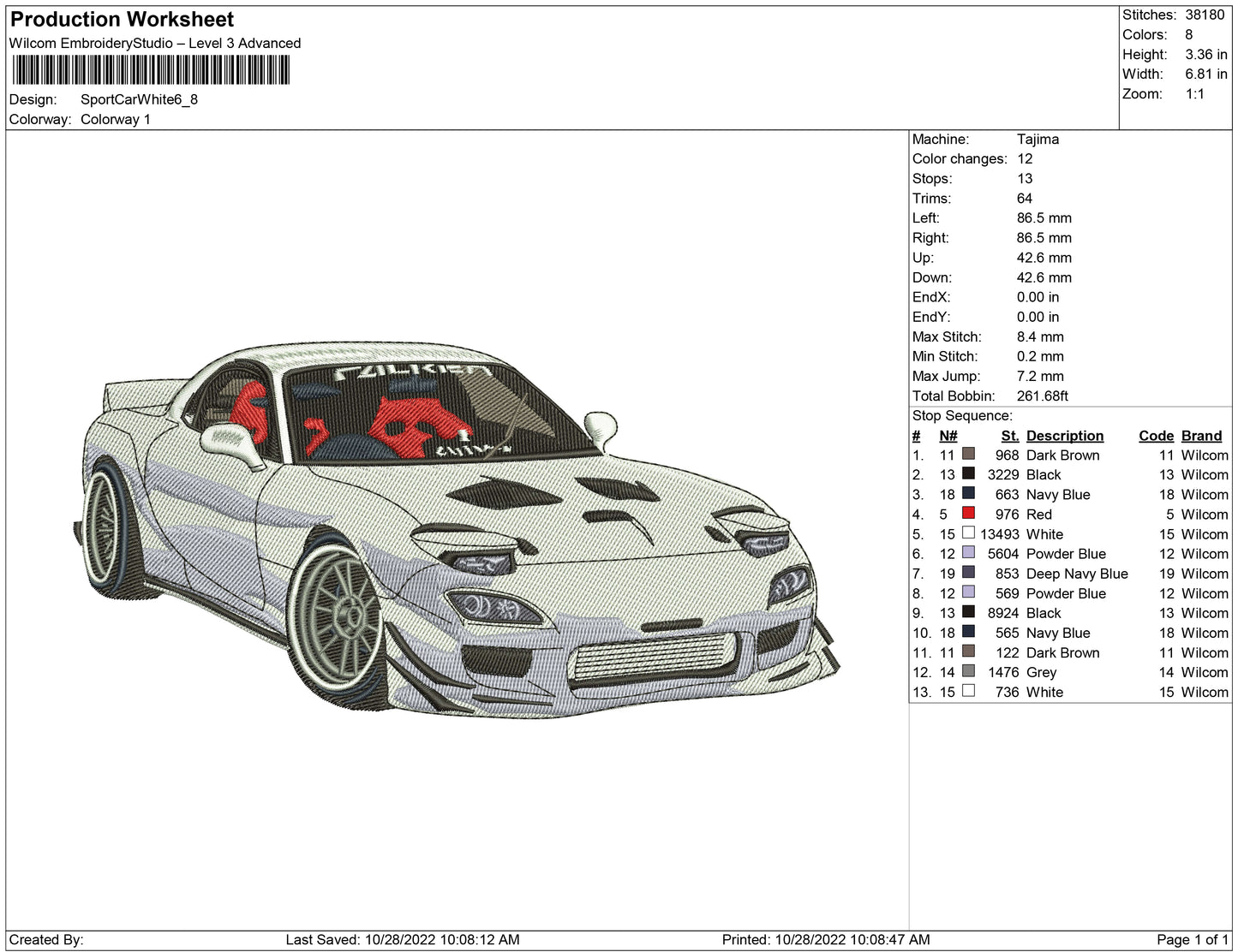 Sport Car white