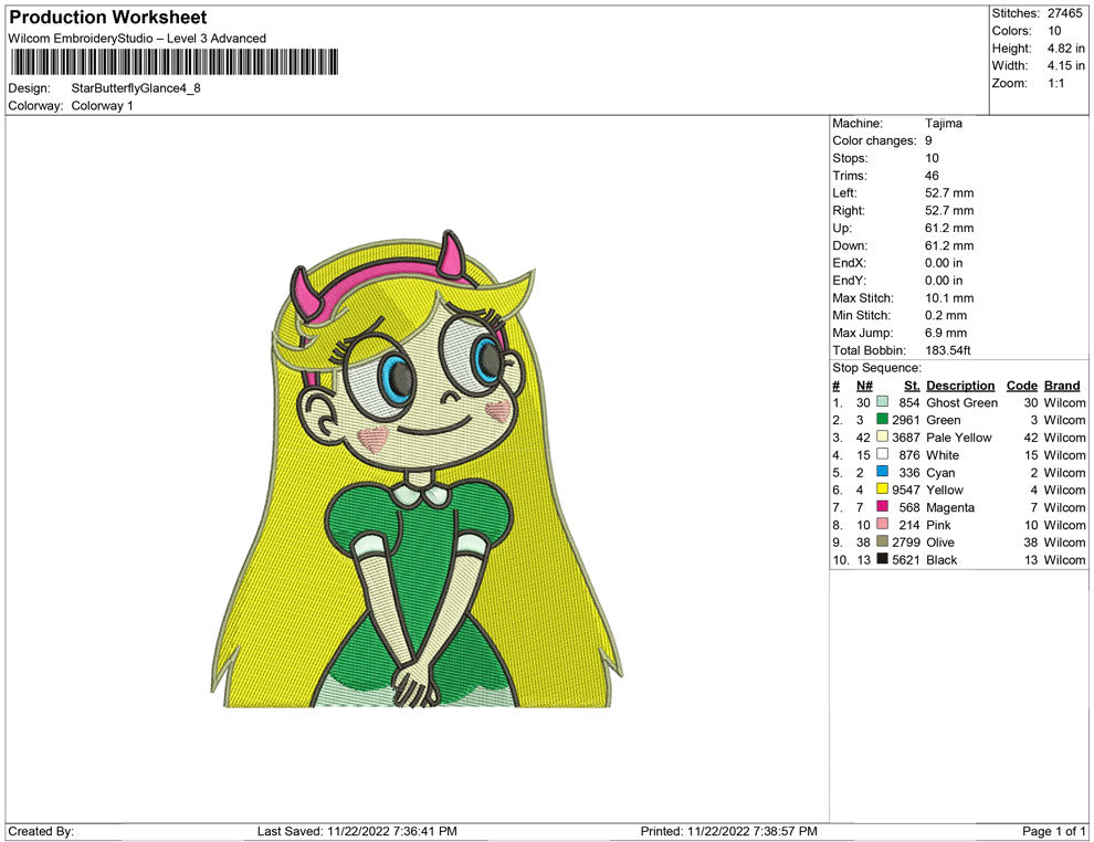 Star butterfly Glance