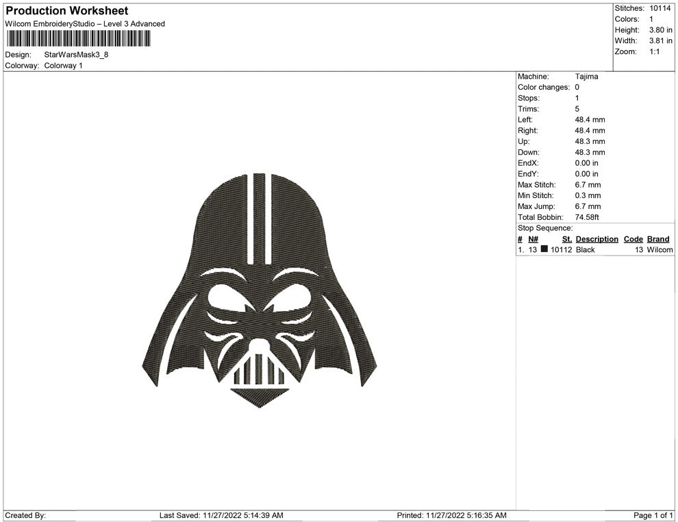 Star Wars mask
