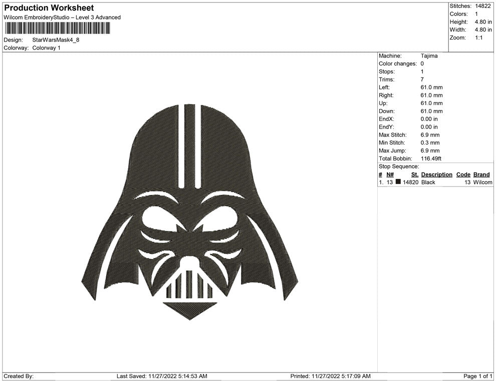 Star Wars mask