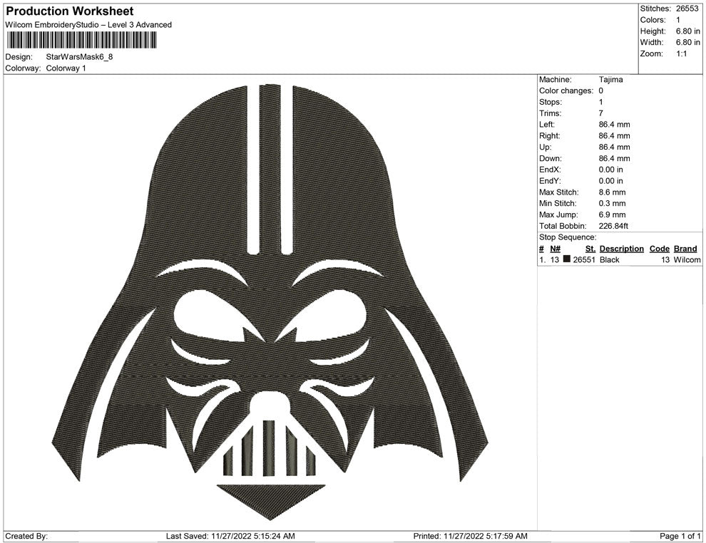 Star Wars mask