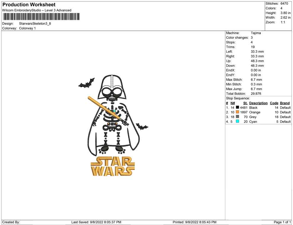 Stars Wars Skeleton