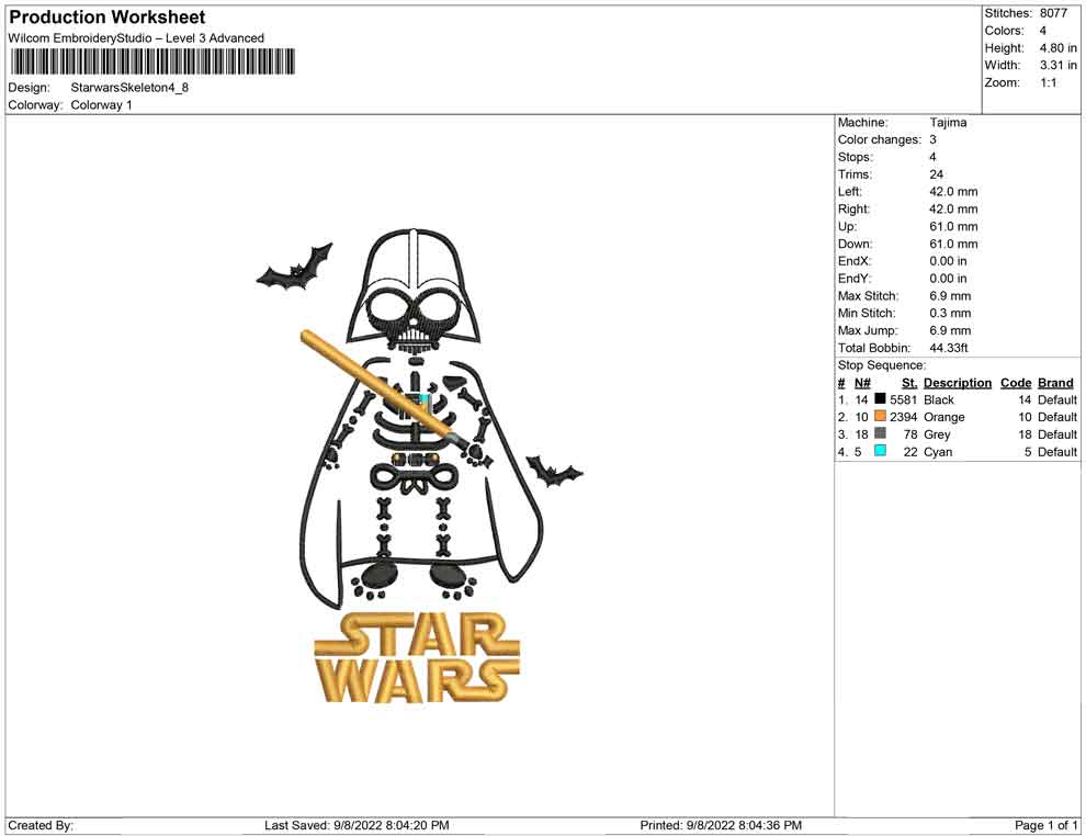 Stars Wars Skeleton