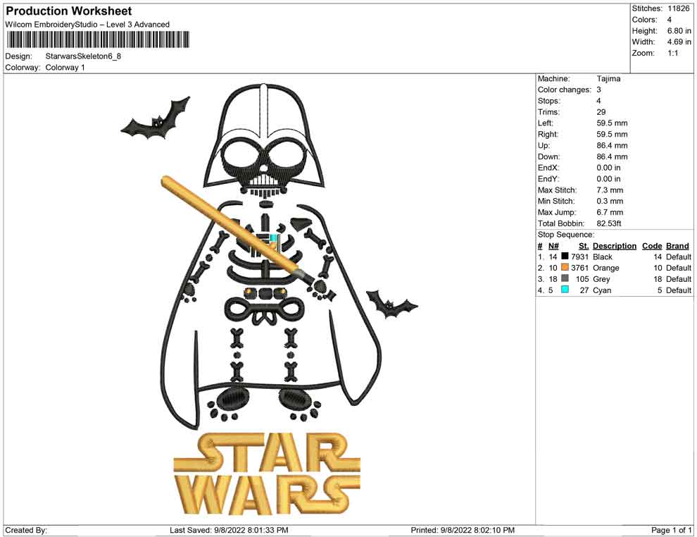 Stars Wars Skeleton